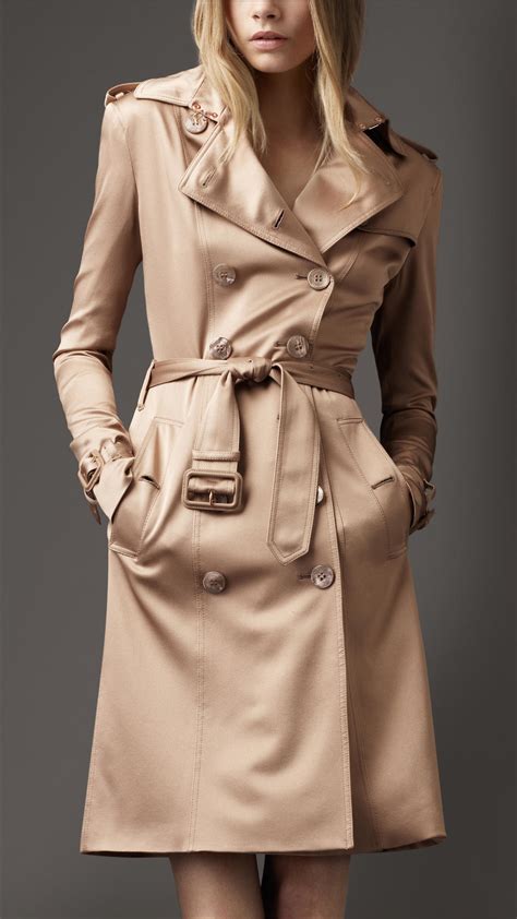 burberry silk trench jacket.